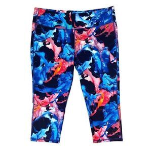 Athleta High Rise Superimpose Chaturanga Capri Leggings 1X